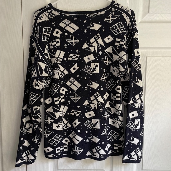 Vintage Nautical Flag Sweater - JH Collectibles - Picture 2 of 5
